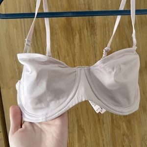 Victoria’s Secret - Baby pink satin lowcut bra